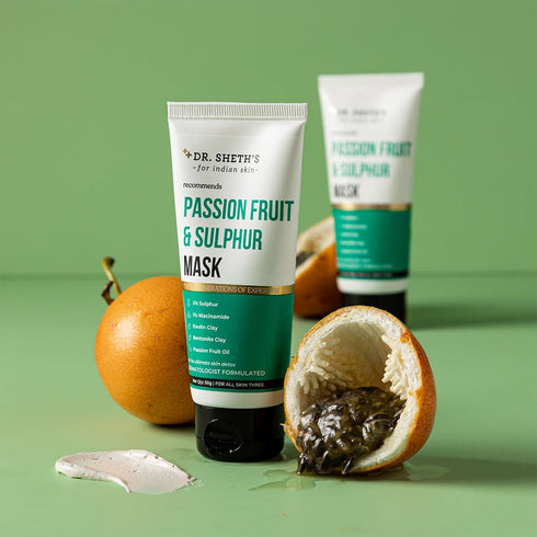 Dr. Sheth's Passion Fruit and Sulphur Mask 50g